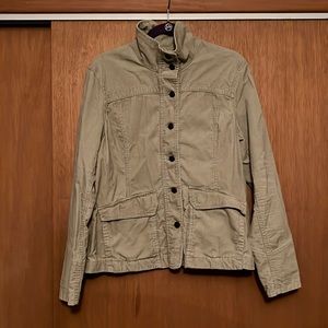 Womens Eddie Bauer khaki corduroy blazer